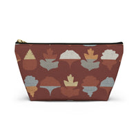 Frond Accessory Pouch w T-bottom in Red